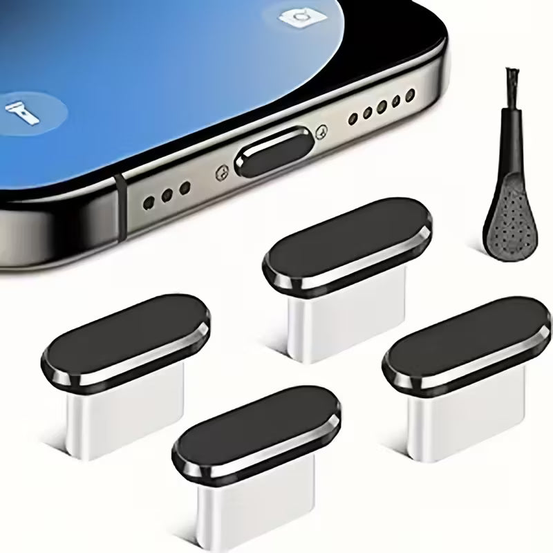 MEDIAN Dust Plug USB-C with Brush - Black