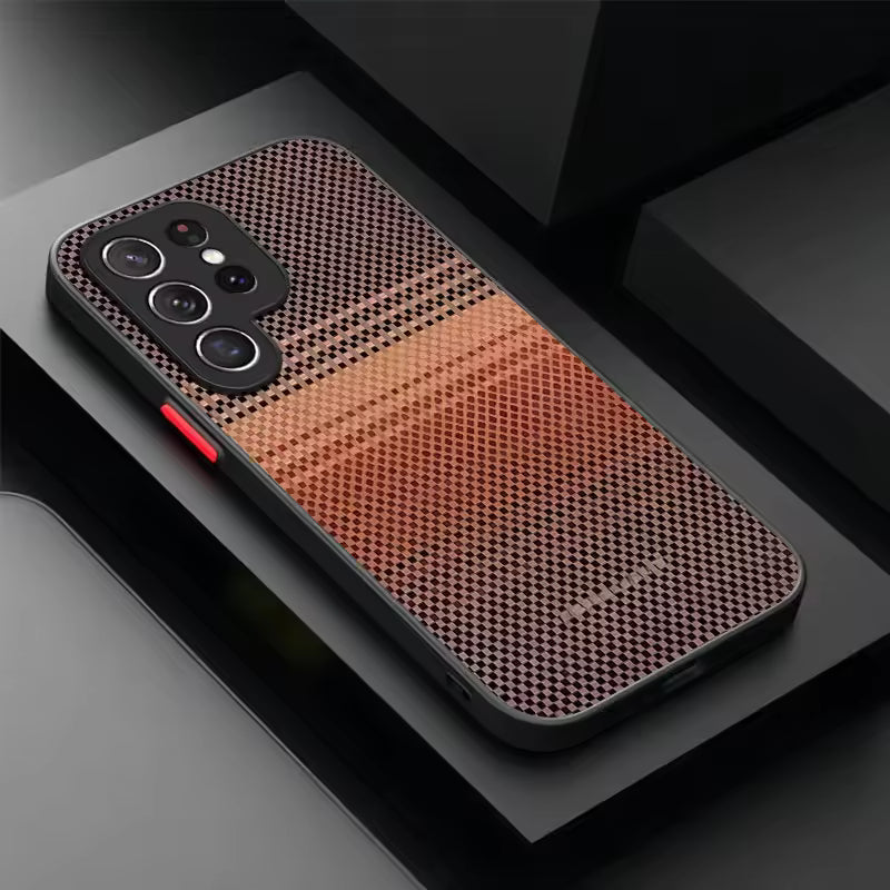 FLOW Elegantni ovitek za telefon z denarnico in držalom - rjav
